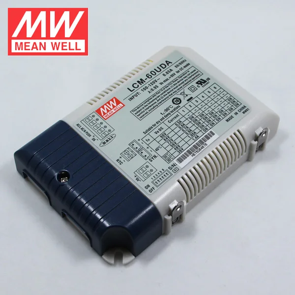 Оригинальный многоступенчатый постоянный ток casambi bluetooth функция LCM-60BLE Meanwell Светодиодный драйвер питания