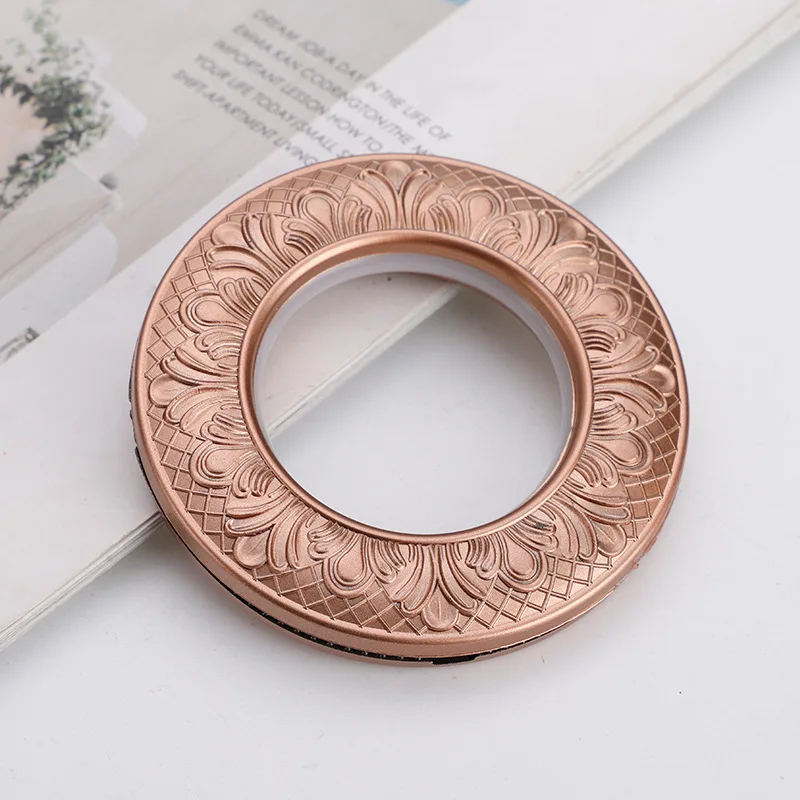 Wholesale curtain accessories colorful wear durable plastic curtain ring eyelet Curtain hole ring Made in China