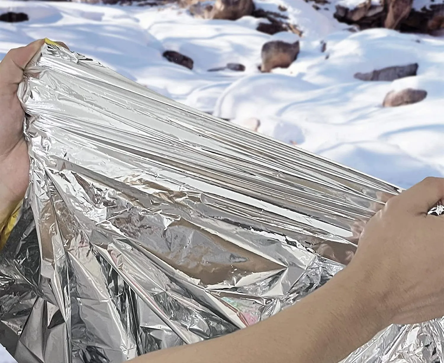 Firstime Folding 210x160cm First Aid Life Saving Survival Rescue Lander Keep Warm Emergency Blankets Thermal Blanket