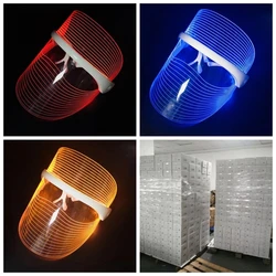 2021 professional skin care products face infrared photon blue red light therapy led electrical facial mask