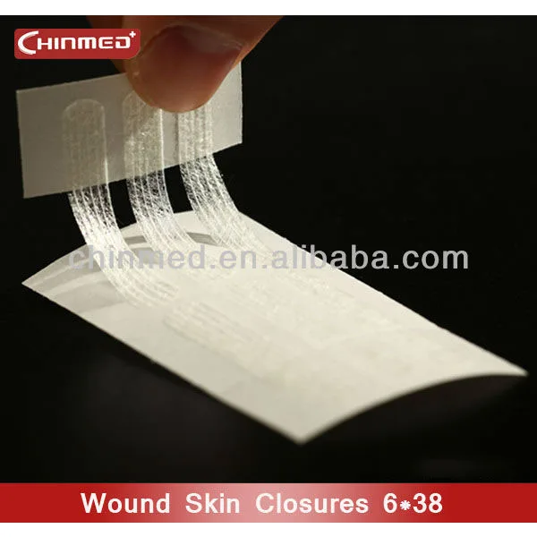 Chinmed Medical Supplies Wound Skin Closure Steri-strip Reinforced Adhesive Wound Closure Strip