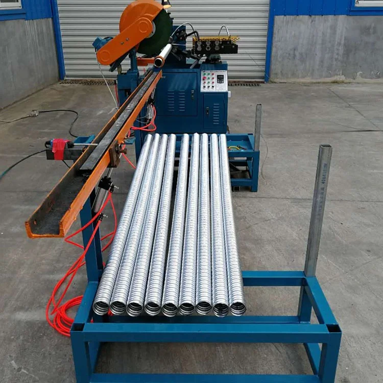 steel sheet roll forming machine post-tension concrete corrugated duct pipe making with best price