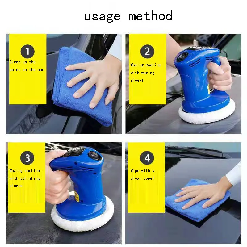 Portable car polishing machine cleaning machine 12v 120w Automobile waxing polishing machine car polishers