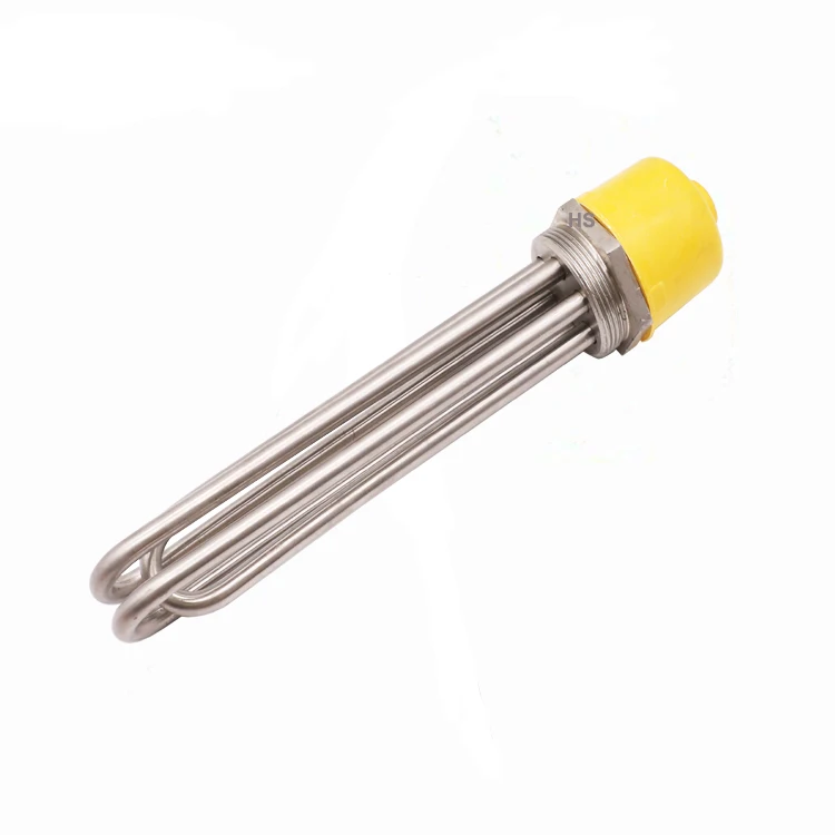24V 600W Stainless Steel Electric Screw Immersion Heater BSP DN32 Thread Water Heater Tubular Heating Element