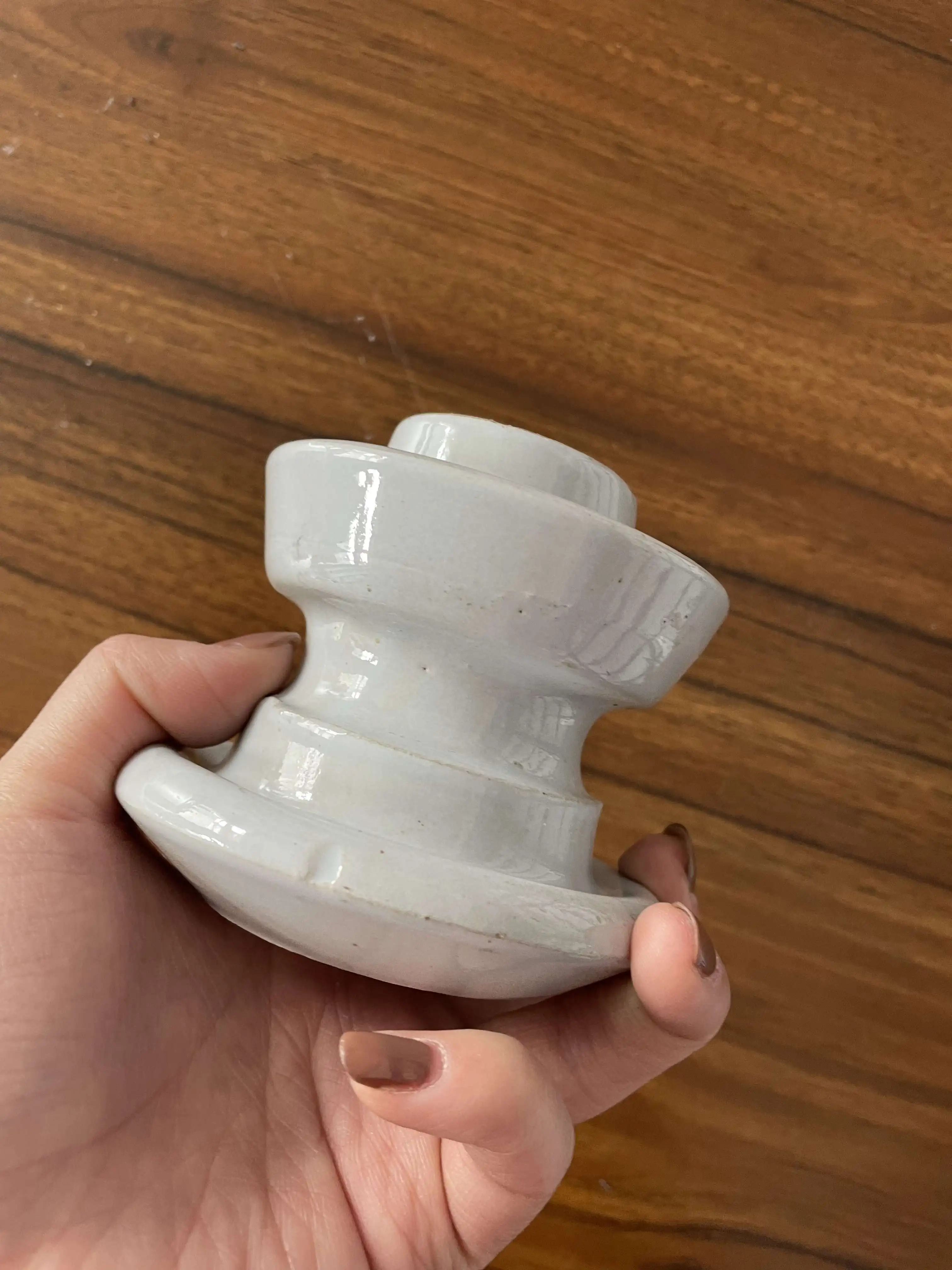 Профессиональная уличная электропроводка фарфоровая катушка изолятор керамическая скоба