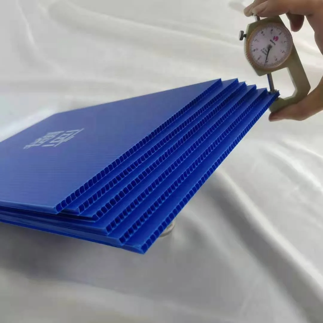 2mm Wholesale Custom Color Honeycomb Acrylic Sheet PP Hollow Corrugated Plastic Sheet