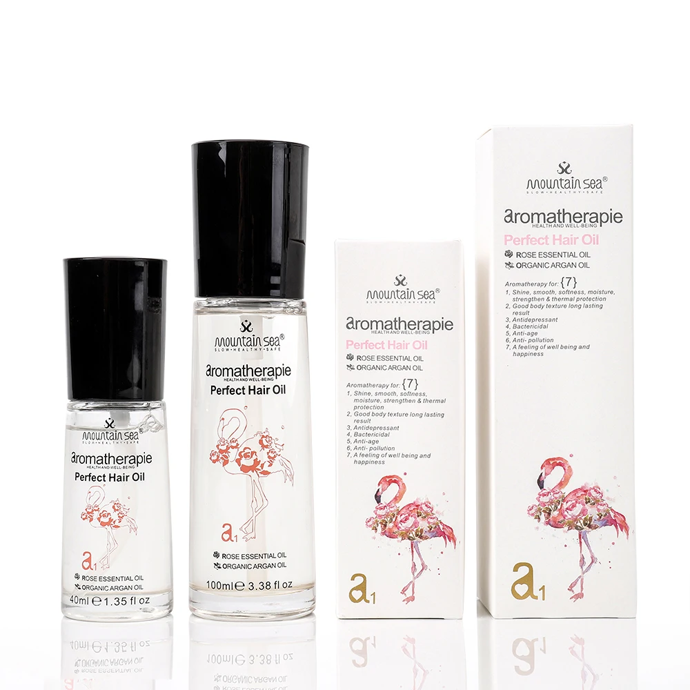 Private Label Beauty Hair Care Products Professional Natural Rose Oil Treatment Repair Hair Oil