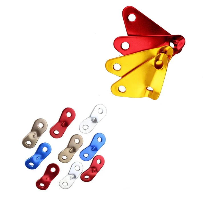 2-hole Camping Aluminum Alloy Wind Rope Buckle Adjustable Camping Aluminum Adjustment Tent Wind Rope Buckle