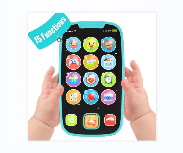 Baby Toys 12-18 Months Baby Learning Cell Phone Toys for 1 Year Old Boy Gifts - Interactive Musical Developmental Phones Toy
