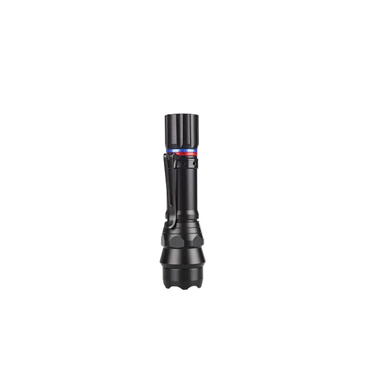 Factory Price 3 Colors LED Flashlight Super bright Pocket Aluminium Flashlight Magnetic Switch Torch Light with clip