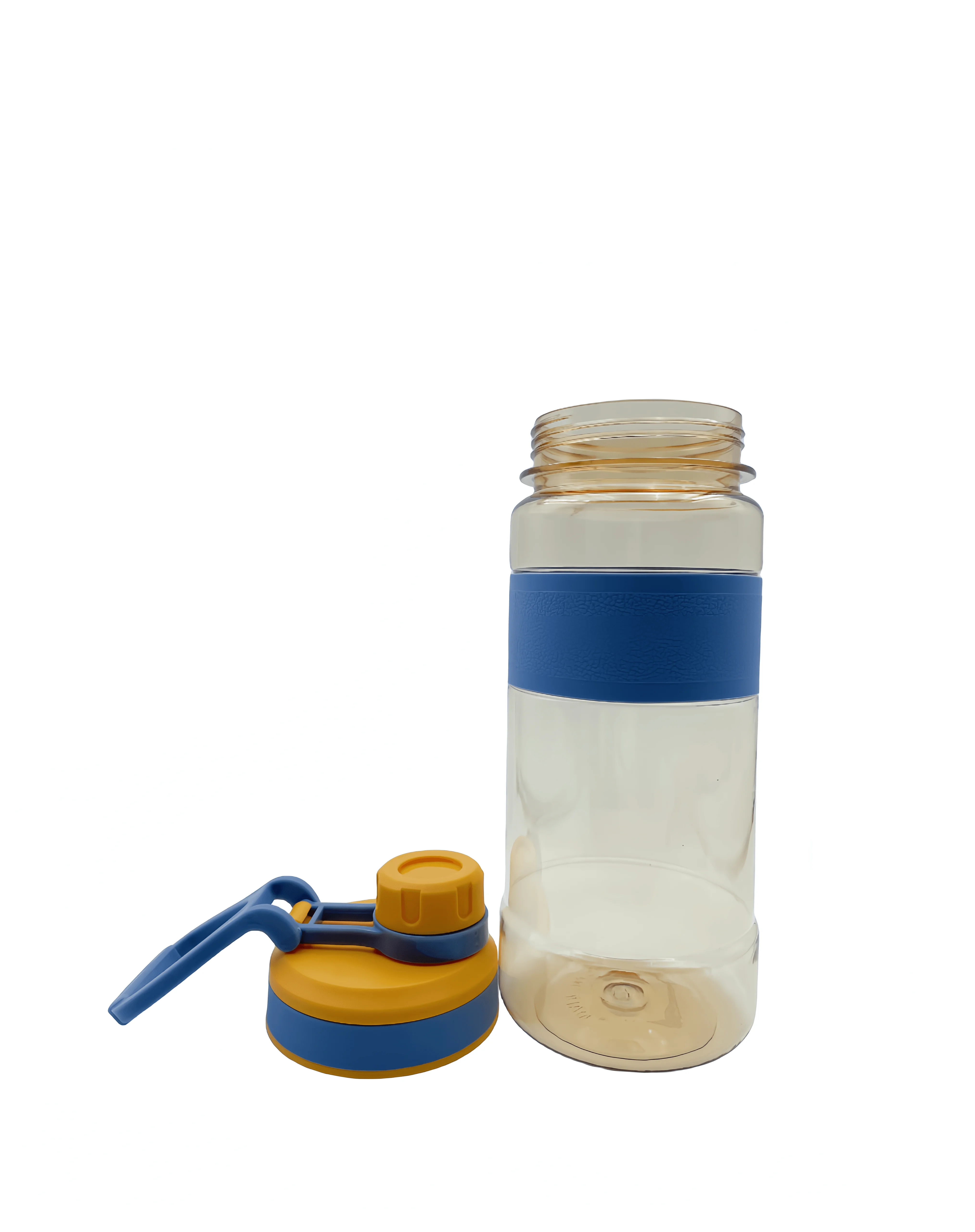 BPA FREE eco-friendly customized logo large capacity plastic sports drinking water bottle with handle hook