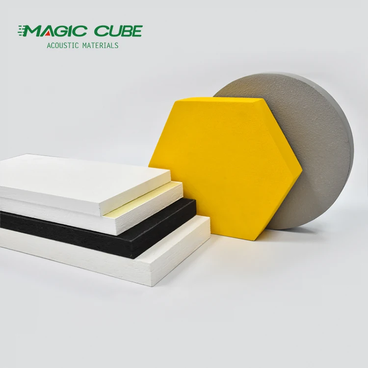 Customization Size Factory Direct Fiberglass Acoustic Wool Ceiling Tile for Wall and