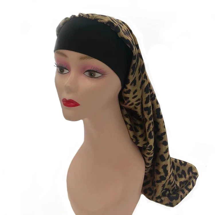 
wholesale hair satin braid bonnet hair styling hat for sleeping 