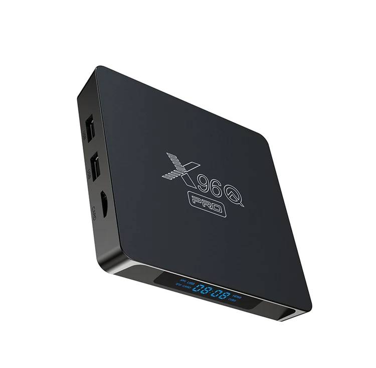 Super 4k Android Internet Tv Box Quad Core 2GB 16GB Home Office Digital Smart Stream Set-top Box X96Q Pro