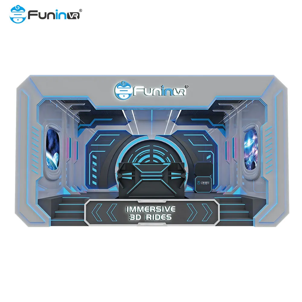 Funinvr Amusement Park Electric Car Combine Sports Games  4D Cinema Experience Vehicle Car Cinema Xd