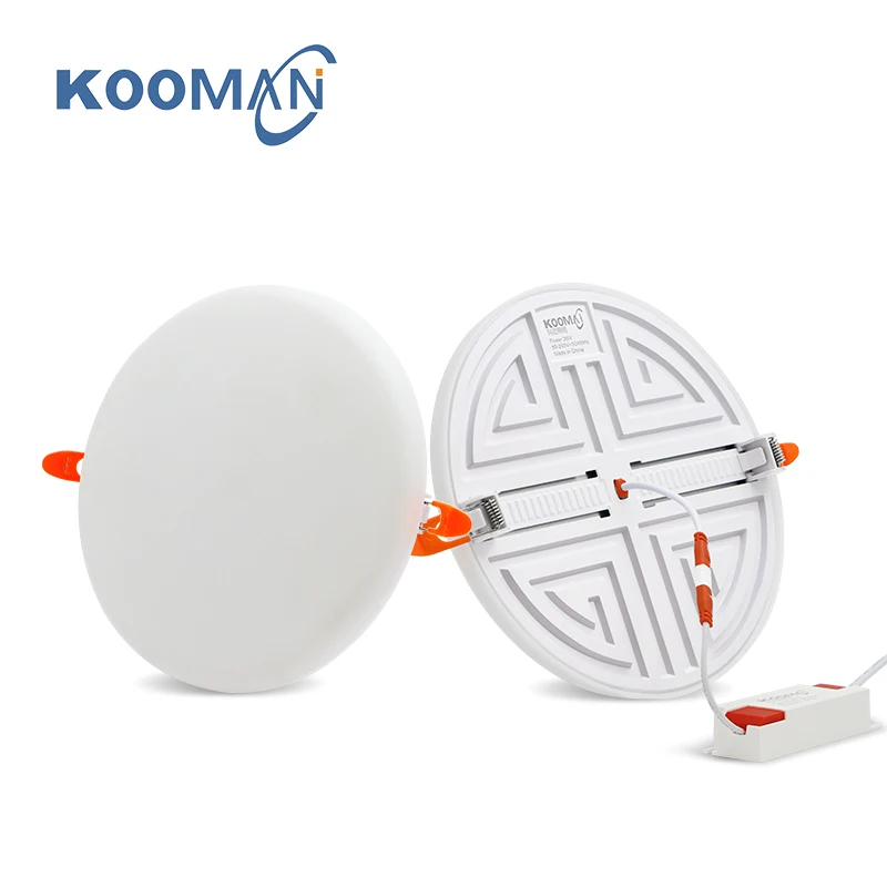 Slim Round Frameless Adjustable panel Light 10W 18W 24W 36W Frameless Led Panel Light Led Ceiling Panel Light