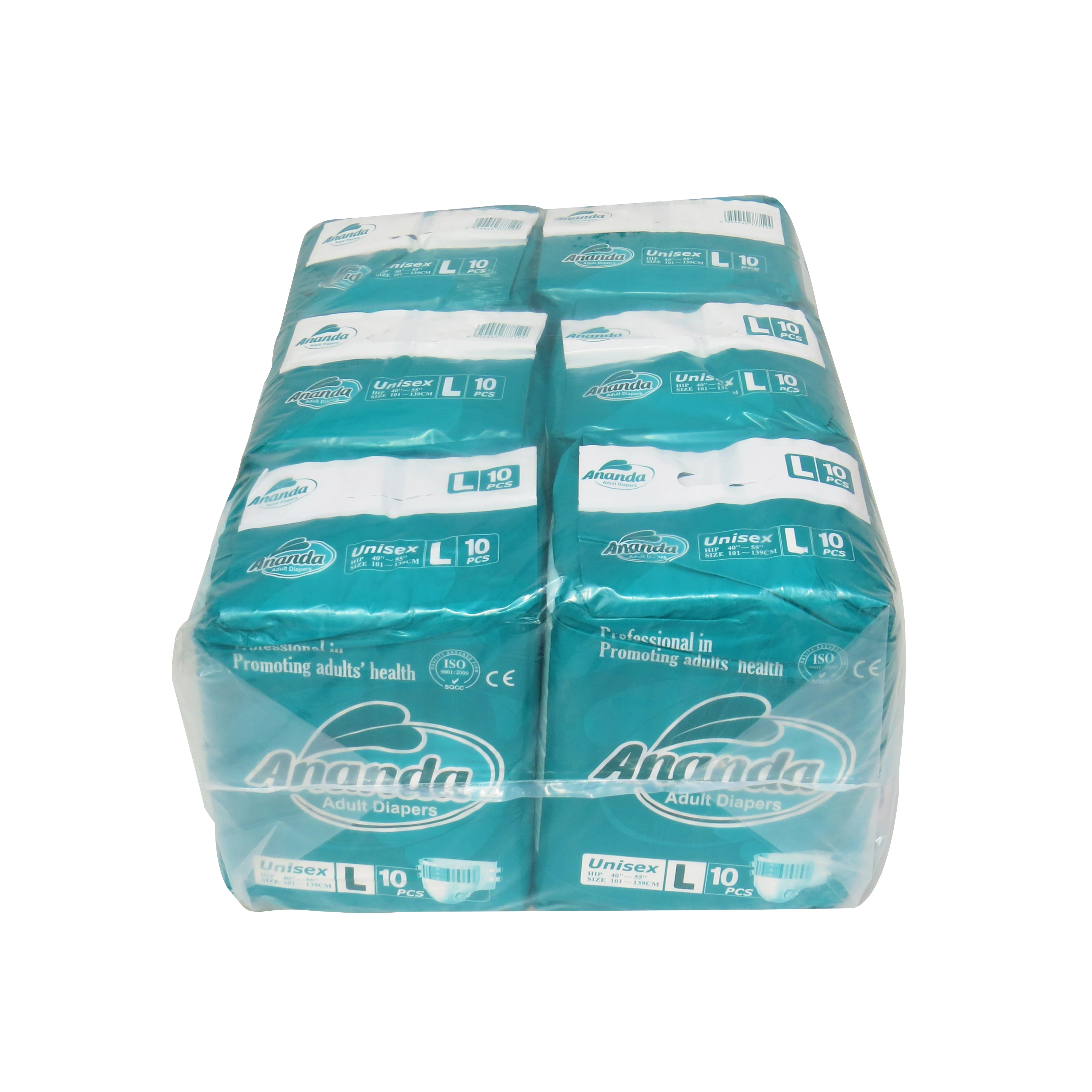 Disposable adult diaper with super absorption adult incontinent usage