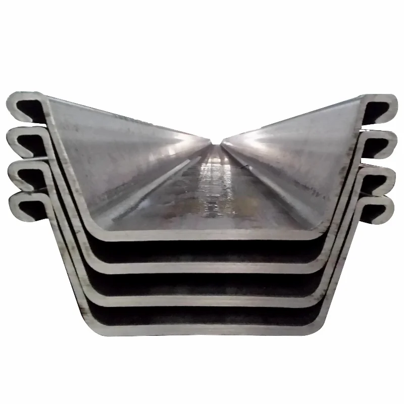 Zhenxuan High Quality 6m 12m Sheet Piling Cold Formed U Shape Steel Sheet Pile For Building Carbon Sheet Pile