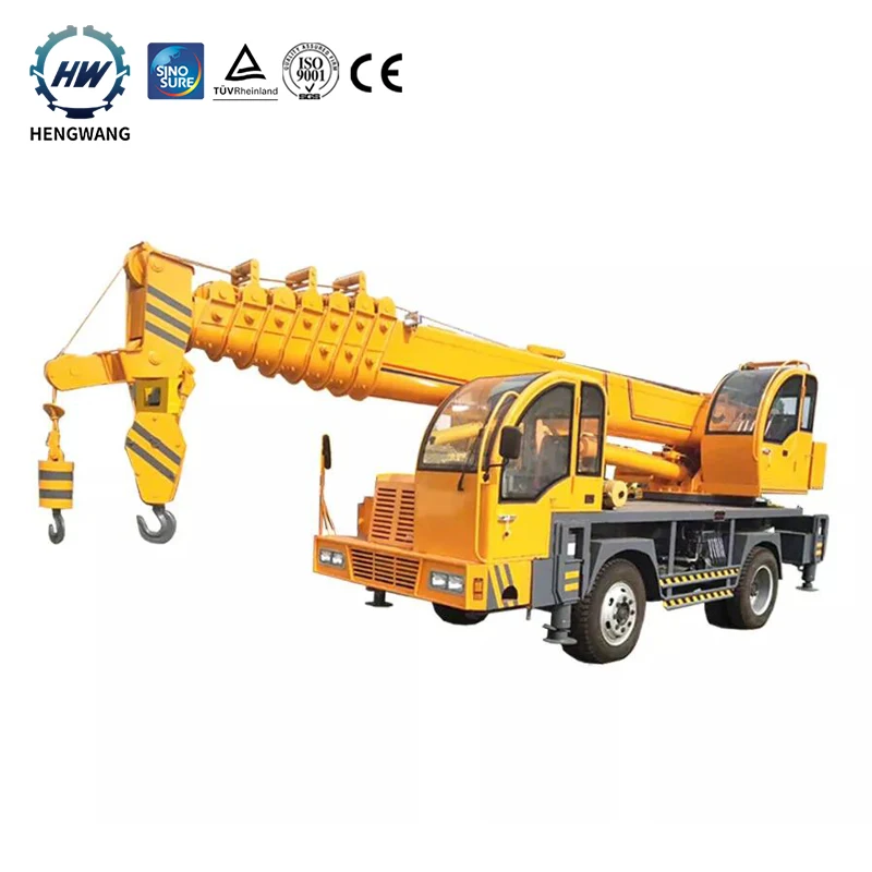 Hengwang HW-Z8 Earth-moving Machinery Cheap Price Flatbed Wrecker 3ton 5 ton 6ton 8 ton Truck Mounted Crane