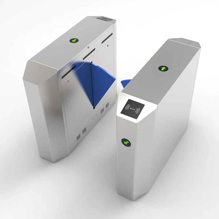 Turnstile Flap Barrier Gate with Access Control Automatic Channel Gate Flap Turnstile Electronic Turnstile Gate