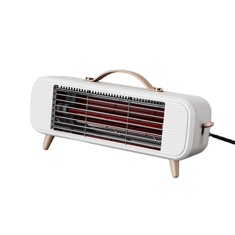 small desk heater foot hand legs calefactor retro chauffage electrico  mini home space electric carbon infrared qualtz heater