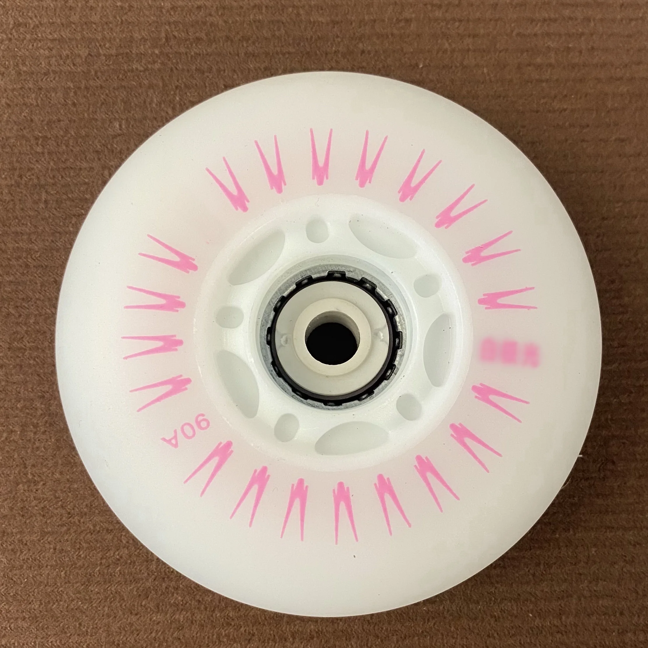 PU Wear-resistant Roller Skates Inline Luminous Lighting Wheel 80mm flashing wheels In Stock