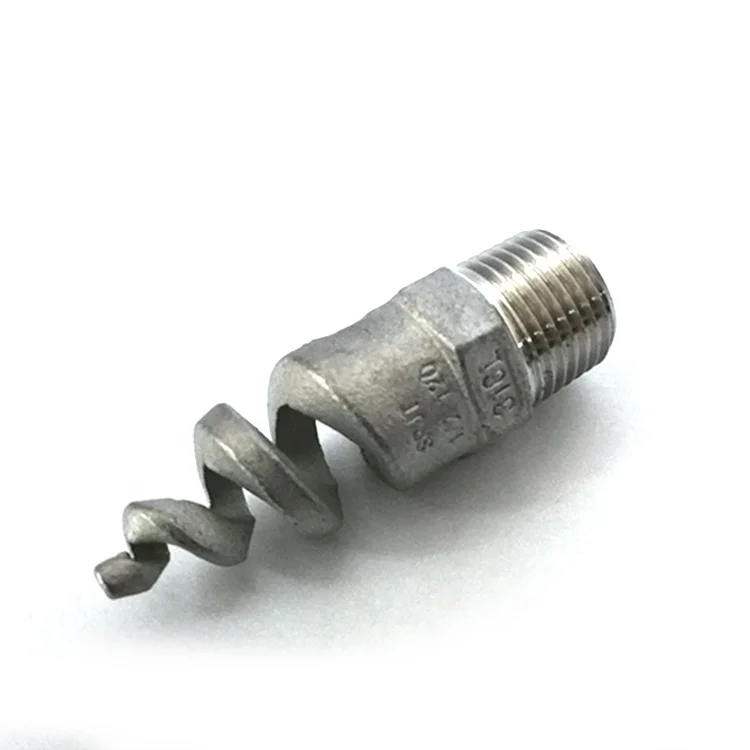 Factory directly pp full cone spiral nozzle 1/2spiral full cone nozzle
