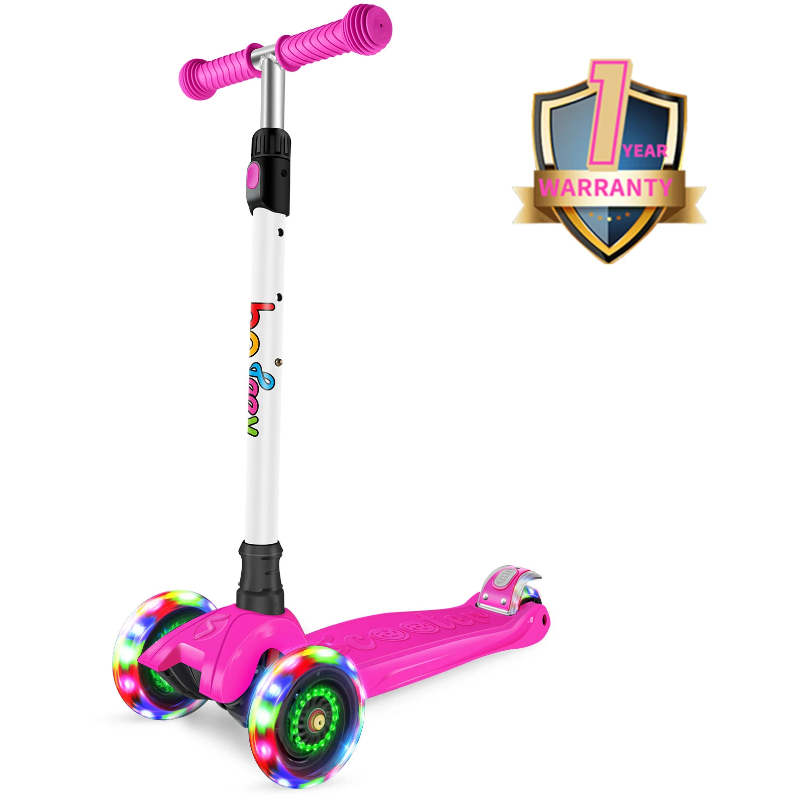 2022 OEM&ODM Wholesale High Quality 1 Year Warranty Height Adjustment Kids Scooter 3 Wheel, Folding Scooter For Children