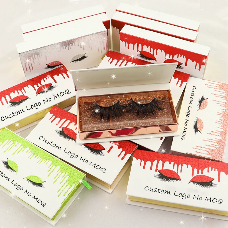 Ресницы из меха норки lashes3d оптовая продажа поставщик 100% 25 мм частная торговая марка