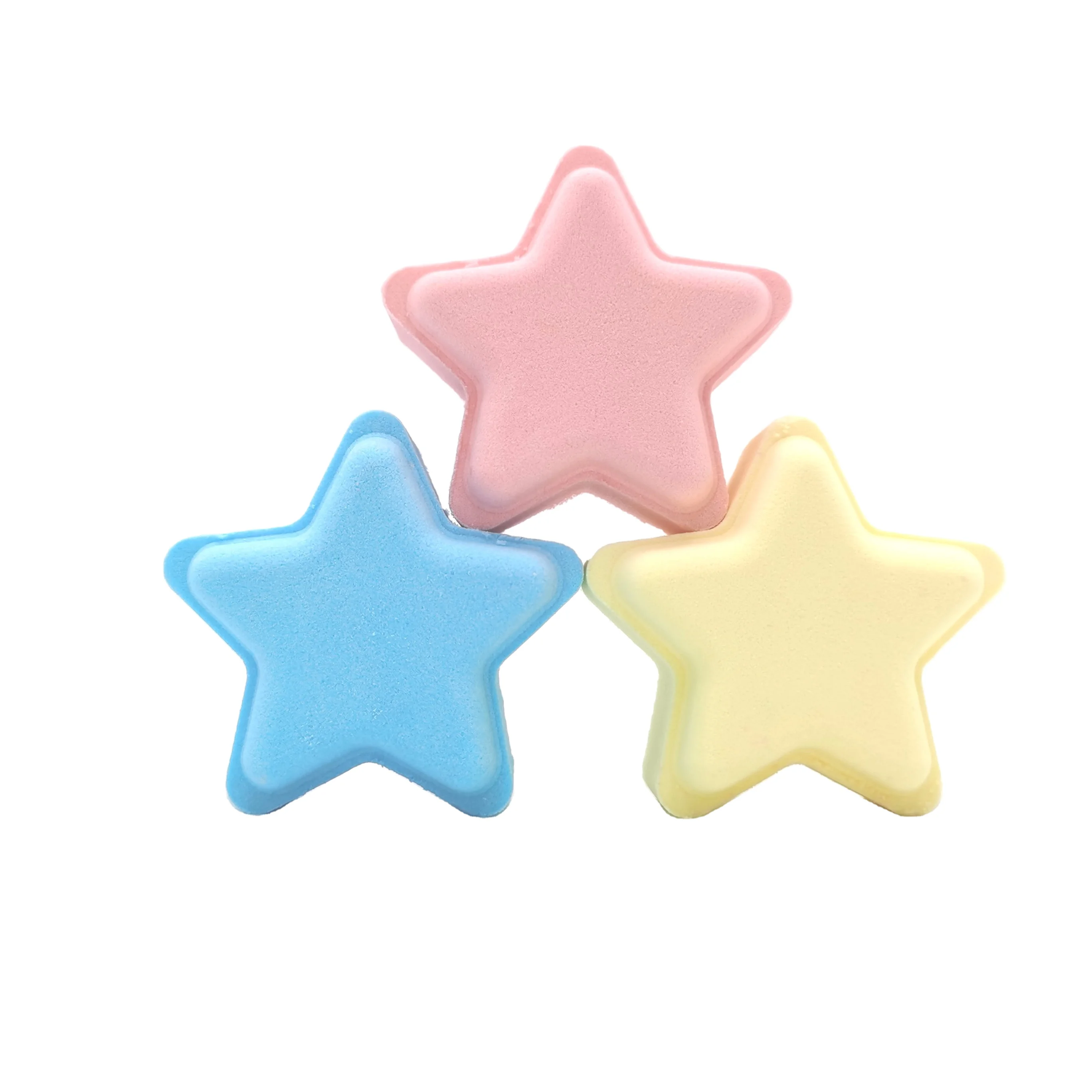 Wholesale star bath fizzers with private label for gift