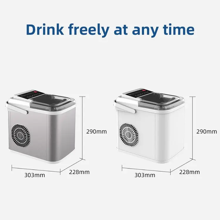 GREENFLY Ice Machine Mute Intelligent Thermostat Keep Cold Environmentally Friendly and Efficient Ice Machine
