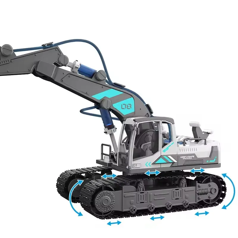 3 In 1 Steam Toy Hydraulic Power Engineering Vehicle Excavator Science Educational Stem Toy For Kids