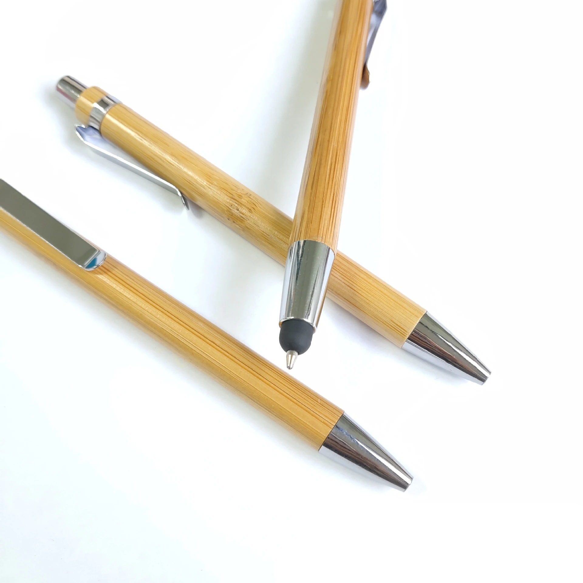 Customized eco friendly wood pen bamboo ballpen with logo