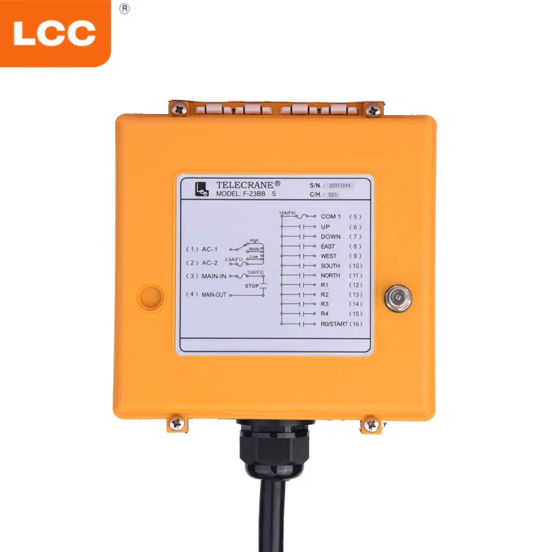 F23-BB lcc manufacture overhead crane remote control switch radio transmitter and receiver