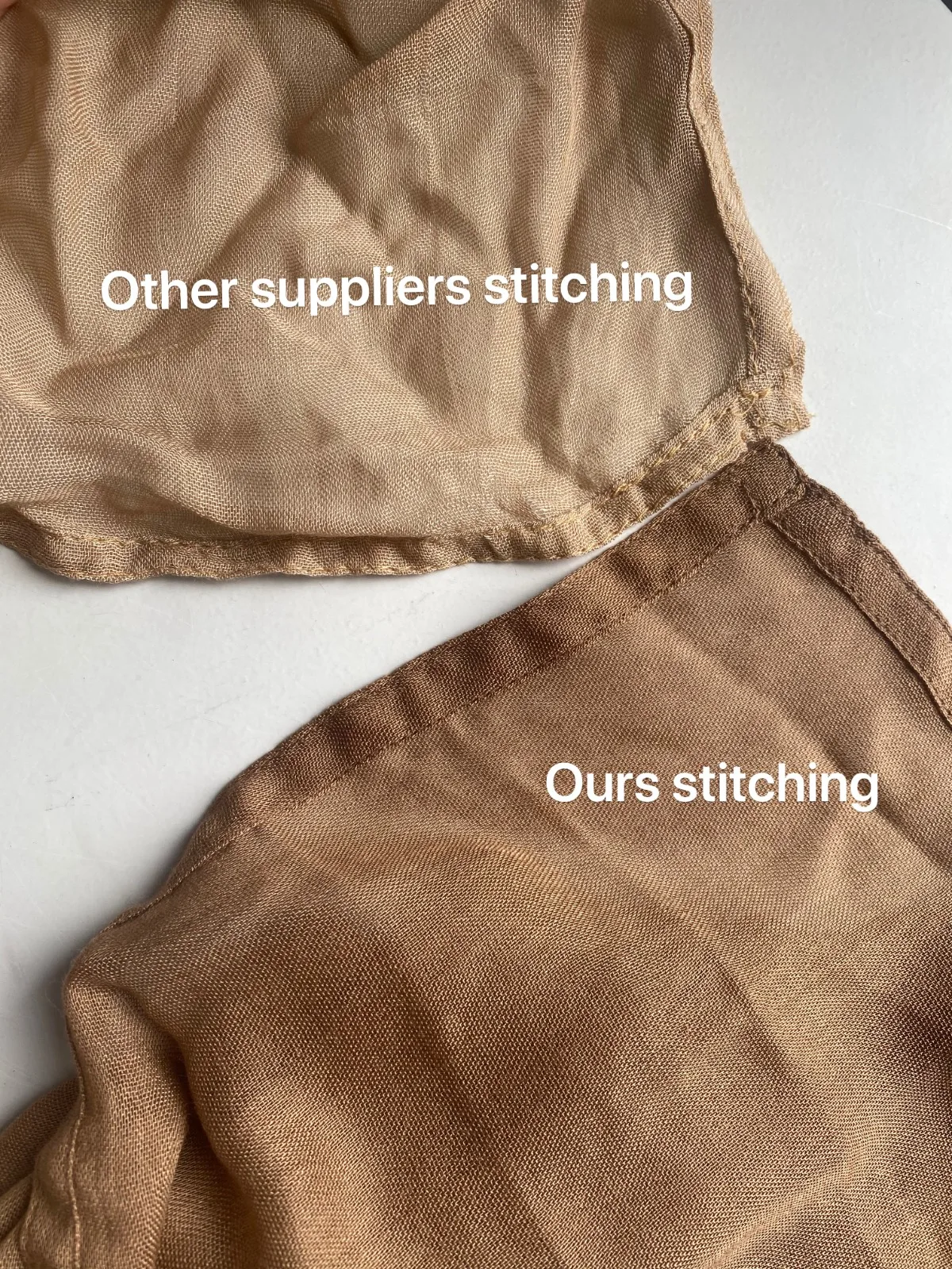 Light weight Prefect Matching bonned underscarf Premium modal Hijab Set breathable Modal Hijab With bonnet Matching Undercap