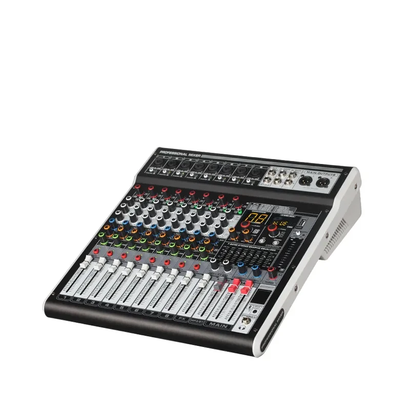 ST-8P Professional Mixer 8 Channel Audio Mixer good quality Power Mixer Amplifier