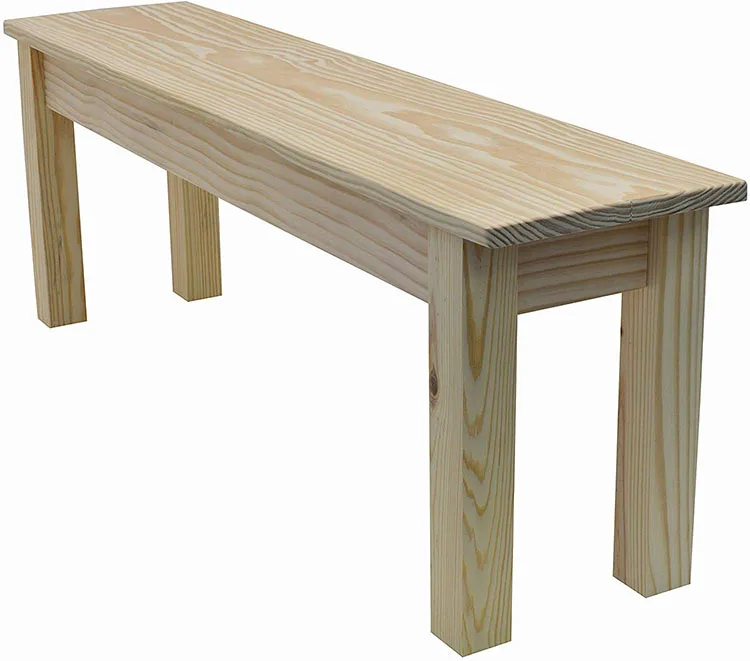 Cheap flower pot  pure wood  Long malaysia garden bench