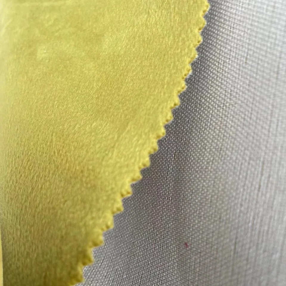 European Popular 100% Polyester Fabric Warm Curtain Soft Sofa The most suitable velvet fabric in winter