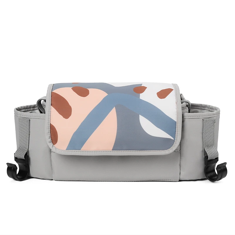china factory wholesale baby stroller organizer bag cup holder nylon with diaper bag