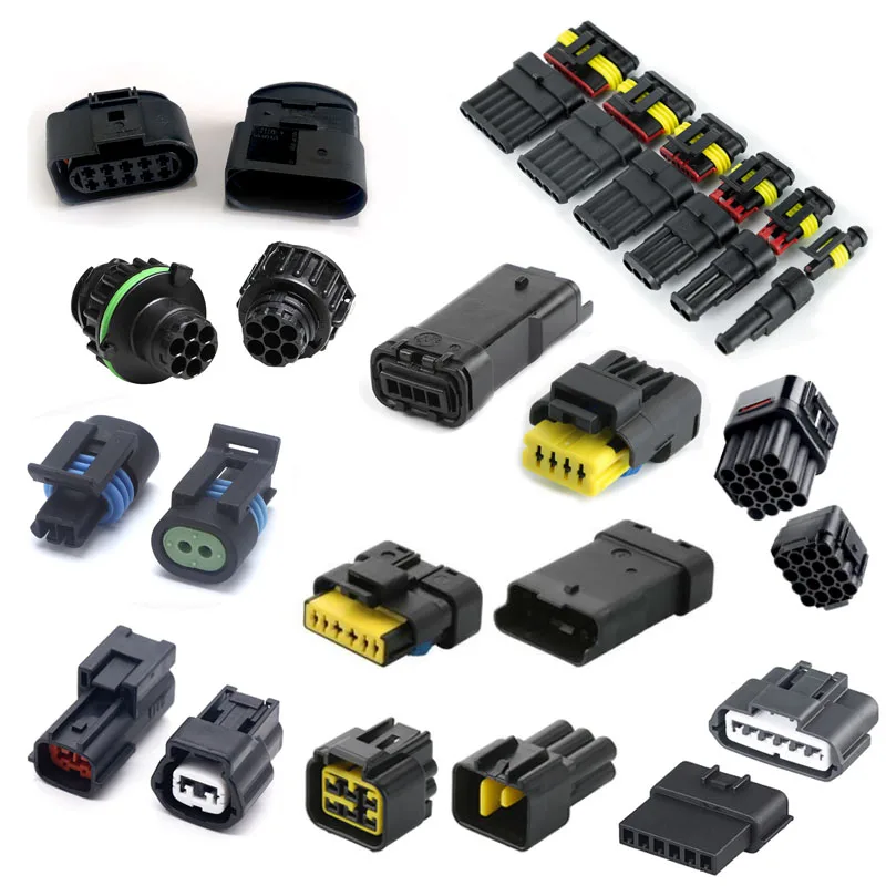 Автомобильные электрические разъемы, проводной жгут, водонепроницаемые разъемы, Tyco TE FCI разъемы, 2/3/4/5/6/7/8/9/10 Pin
