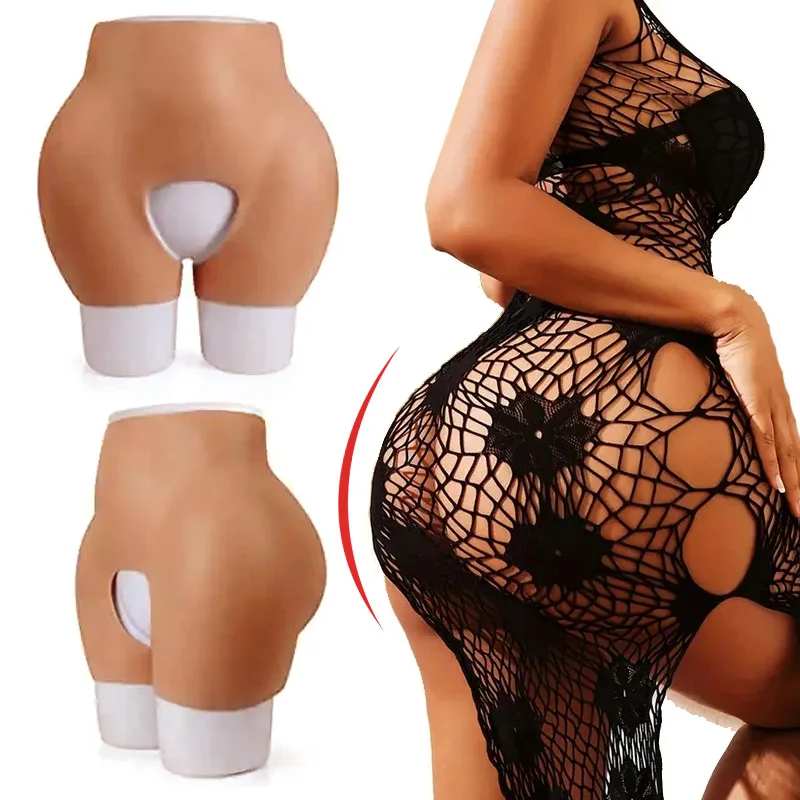 Silicone Open Crotch Butt bumbum hips Women Enhance Bubble Butt Panties Female Fake Big Buttocks Hip Lifter Padded Pants