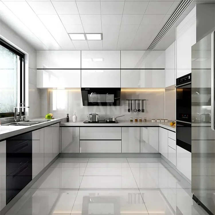 Modern Designs Good Price High Gloss Lacquer Kitchen Cabinet