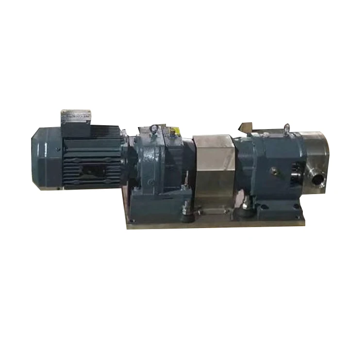 18.5-22KW horizontal sanitary food grade rotary lobe pump