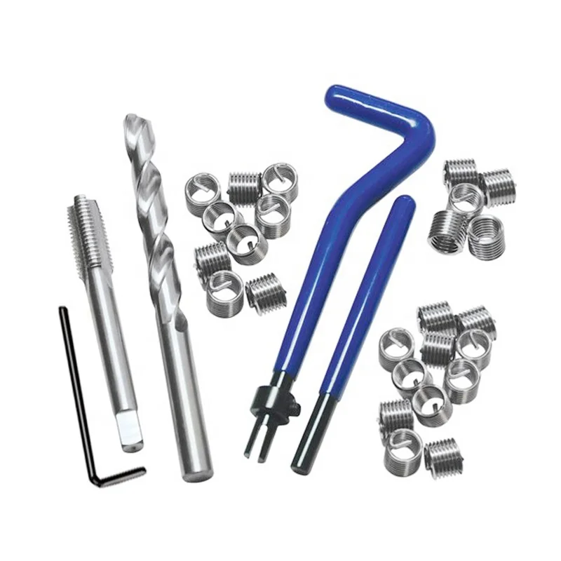 14 * 1.25 Spark Plug Thread Insert Repair Kit With Coil Thread Inserts