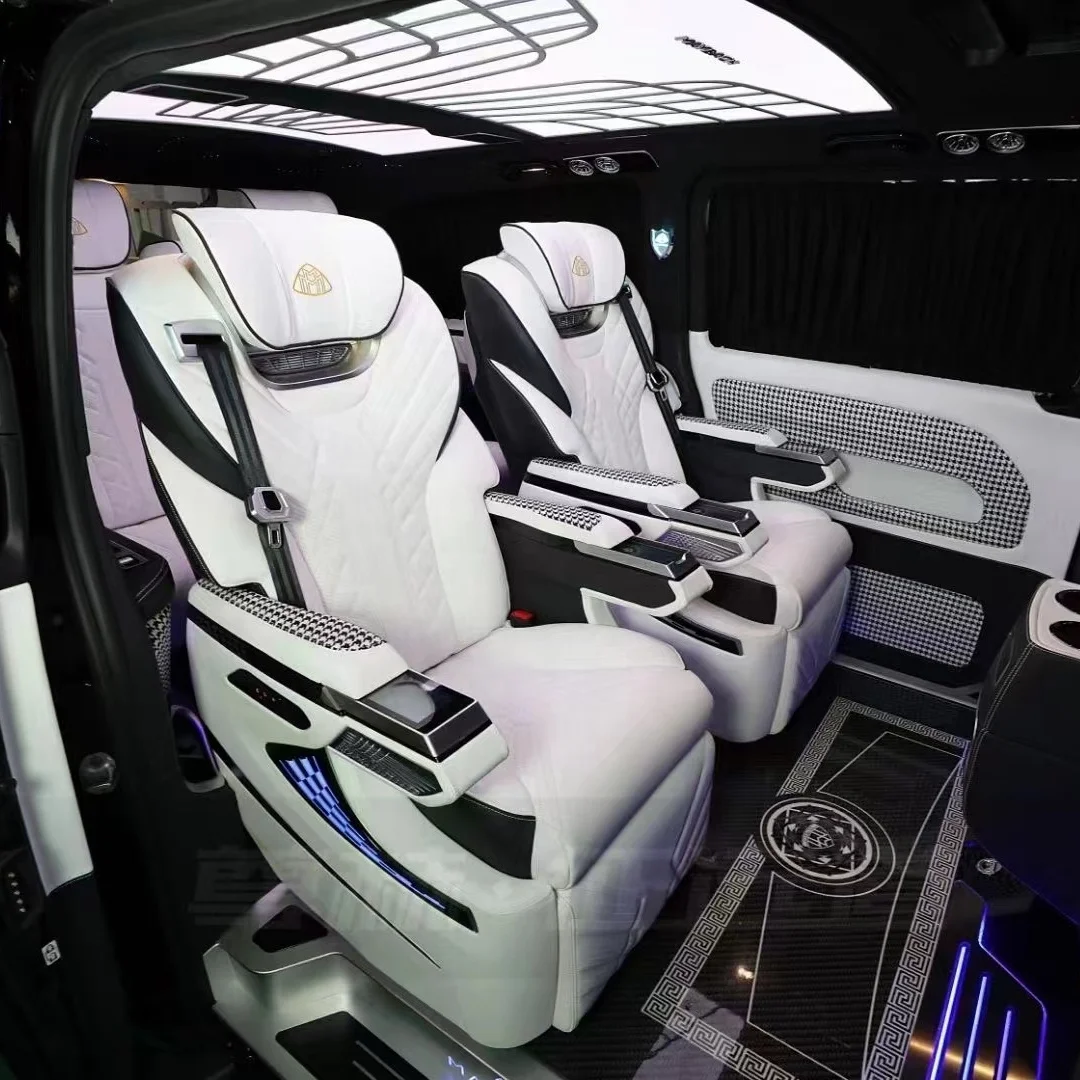 Luxury VIP Van Seat Convention Sofa Bed For Van MPV MercedesBenzVCLASS/V250/VITO