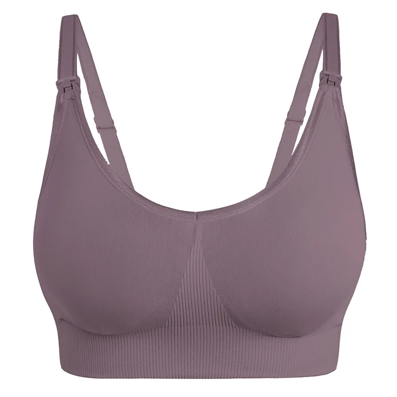 Women Sleeping Maternity Bralette Wirefree Breastfeeding Nursing Bra