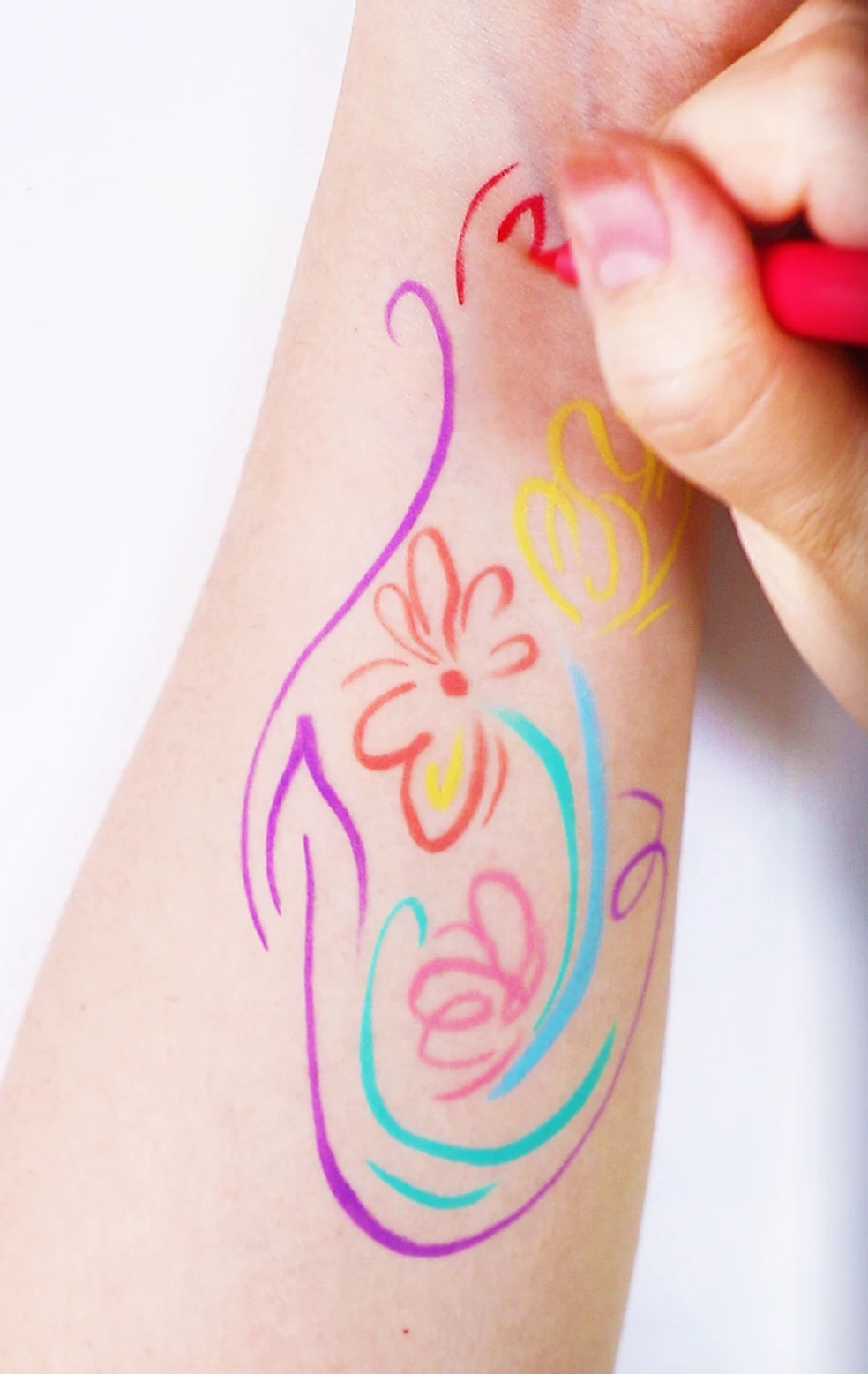 GP Bright color skin safe cosmetic grade Temporary Tattoo Markers for Skin