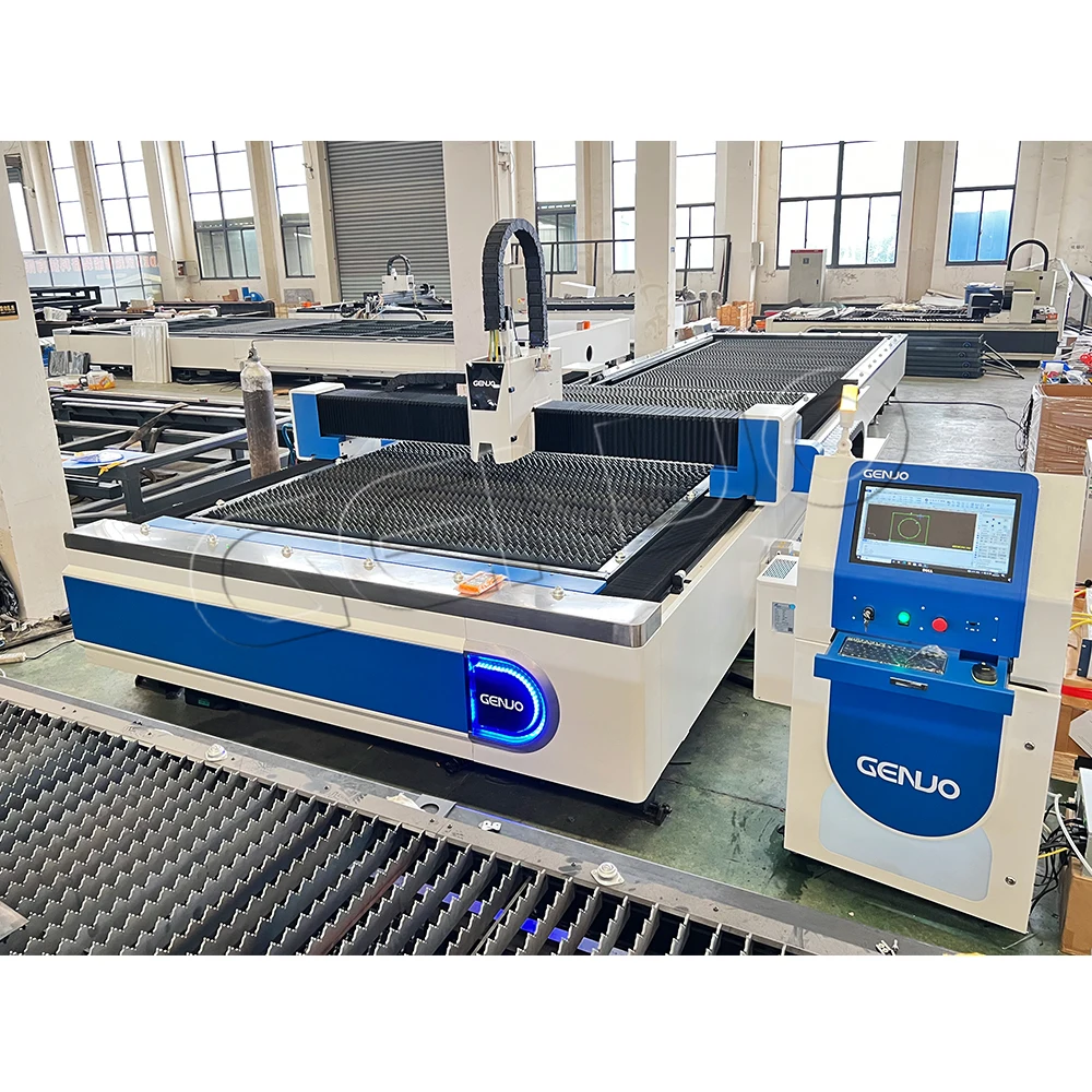 Genuo high accuracy stainless steel fiber laser cutting machine fiber laser cutting for Industrial Metal Sheet Cutting
