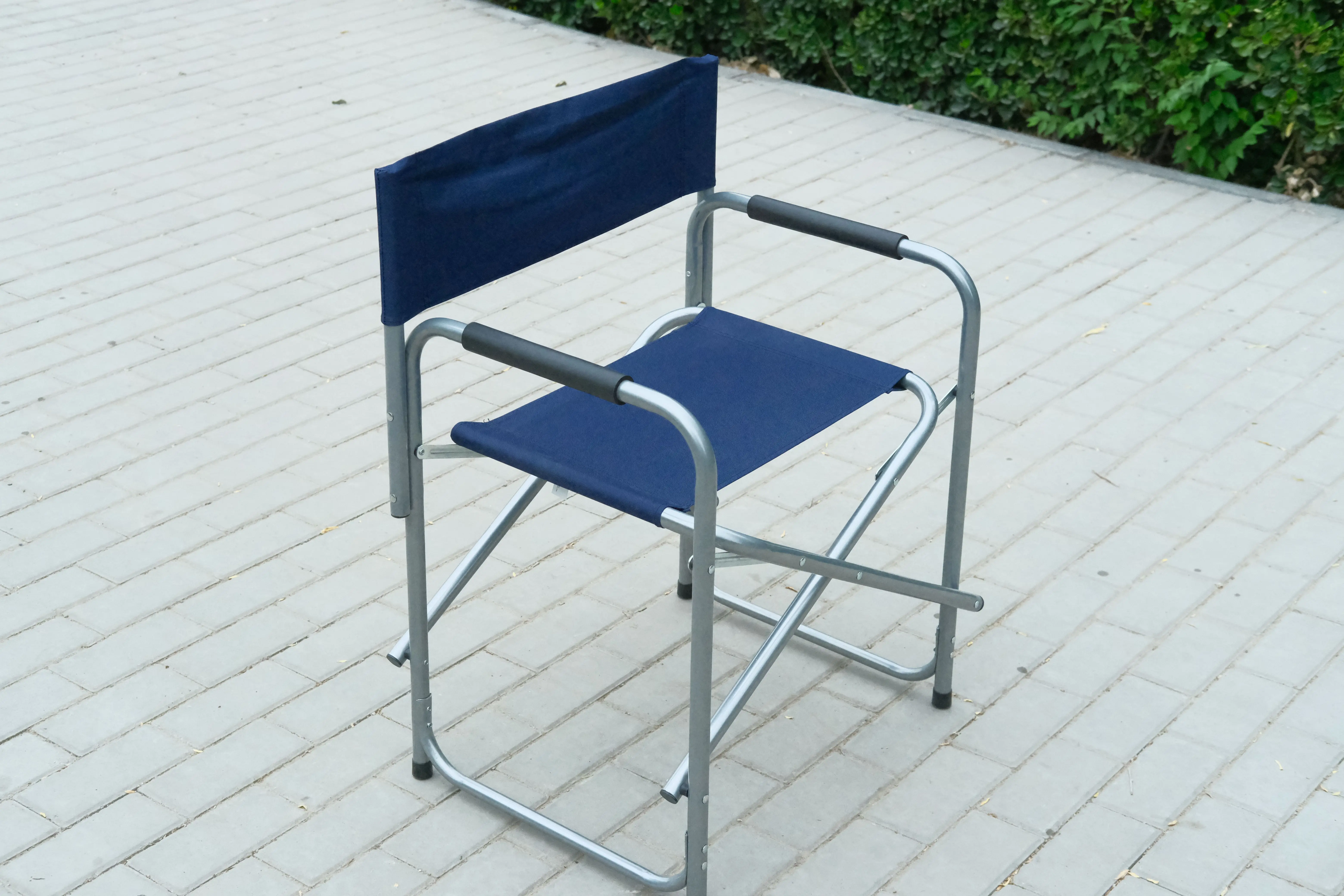 Director Chair Portable Makeup Artist Chair Modern Design Heavy Duty Folding with Lightweight Frame for Home Metal Garden Chair
