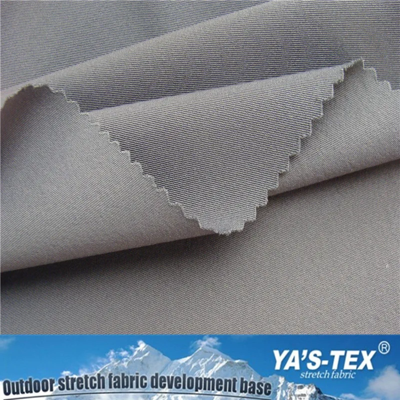 Nylon spandex 4 way stretch fabric , Polyamide elastic twill fabric compound TPU composite abrasion resistance fabric for garme